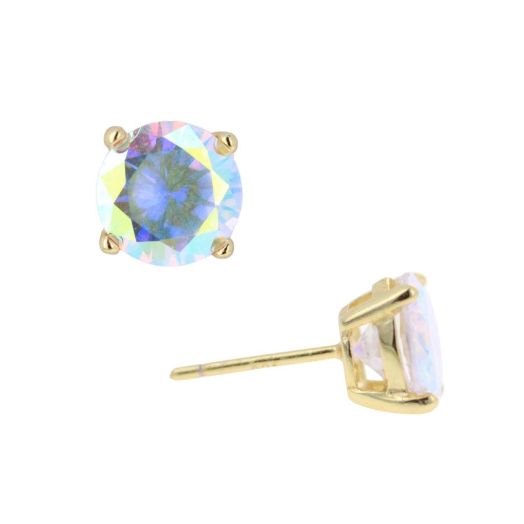 Aurora Borealis Studs Modes Jewelry