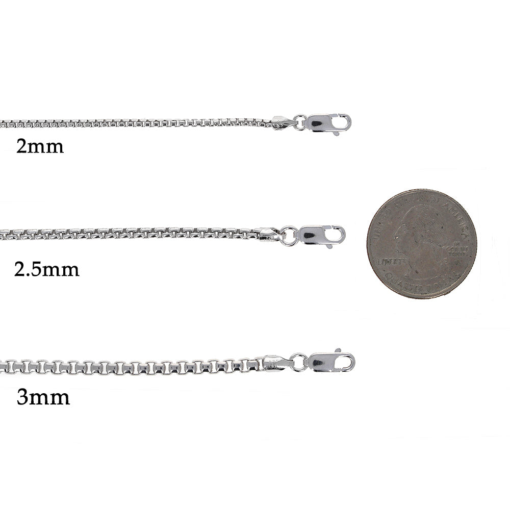 3mm Rounded Box Chain 3mm Antique Round Box Chain – Modes Jewelry