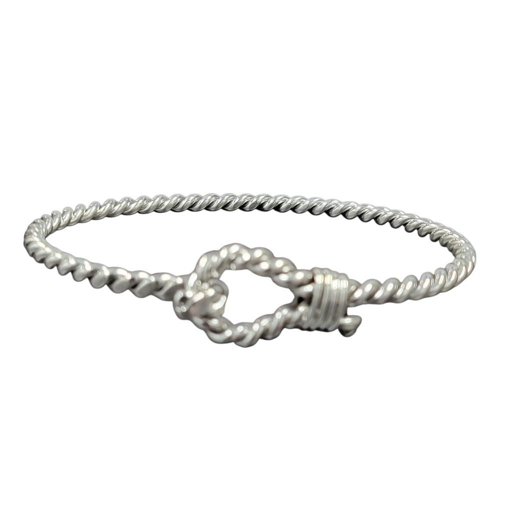 Braided Hook Bangle Modes Jewelry