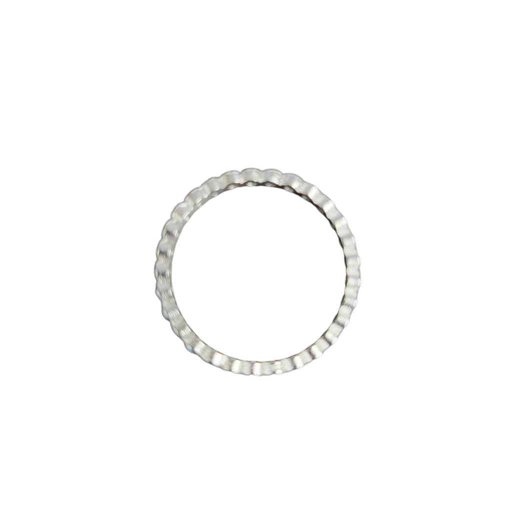 Turquoise CZ Eternity Band Modes Jewelry